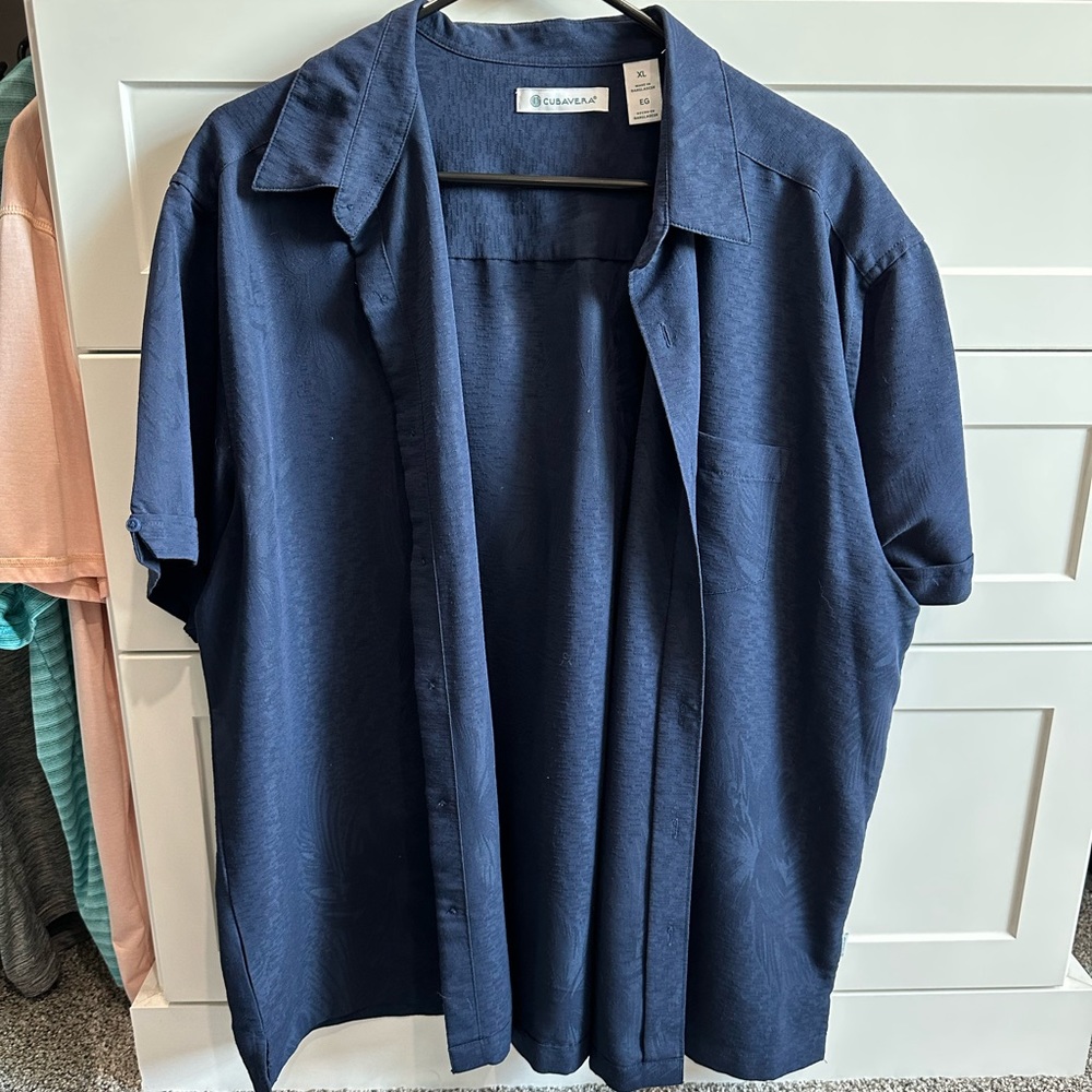 Mens Cubavera Button Down Shirt - image 1